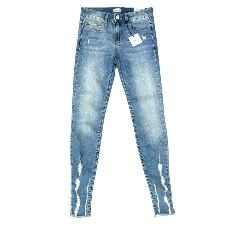 Sneak Peek Skinny Jeans in Dark Indigo Stretch Fit 3/26 MID RISE